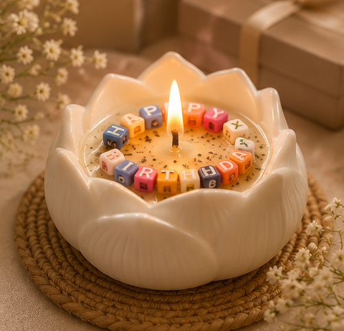 Lotus Candle
