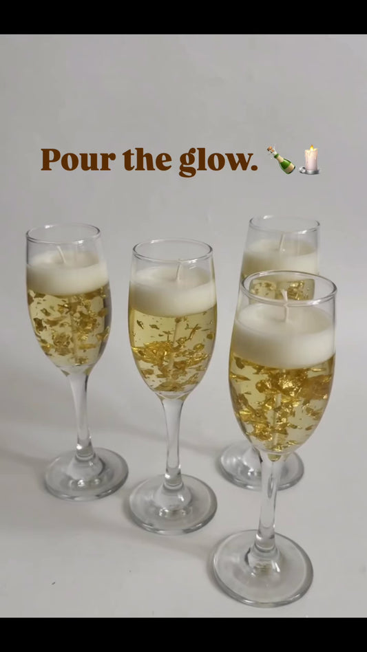 Champagne candle