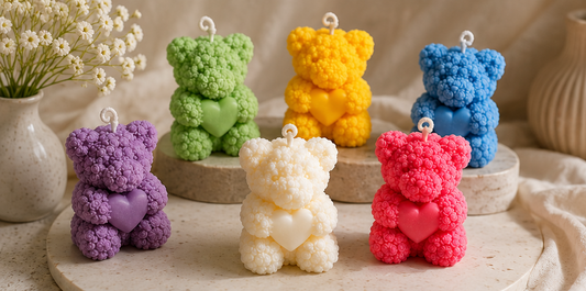 Teddy candle